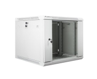 LANBERG Szafa instalacyjna wisząca 19'' 9U 600X600mm szara (drzwi szklane) WF01-6609-10S - 455391 - zdjęcie 3